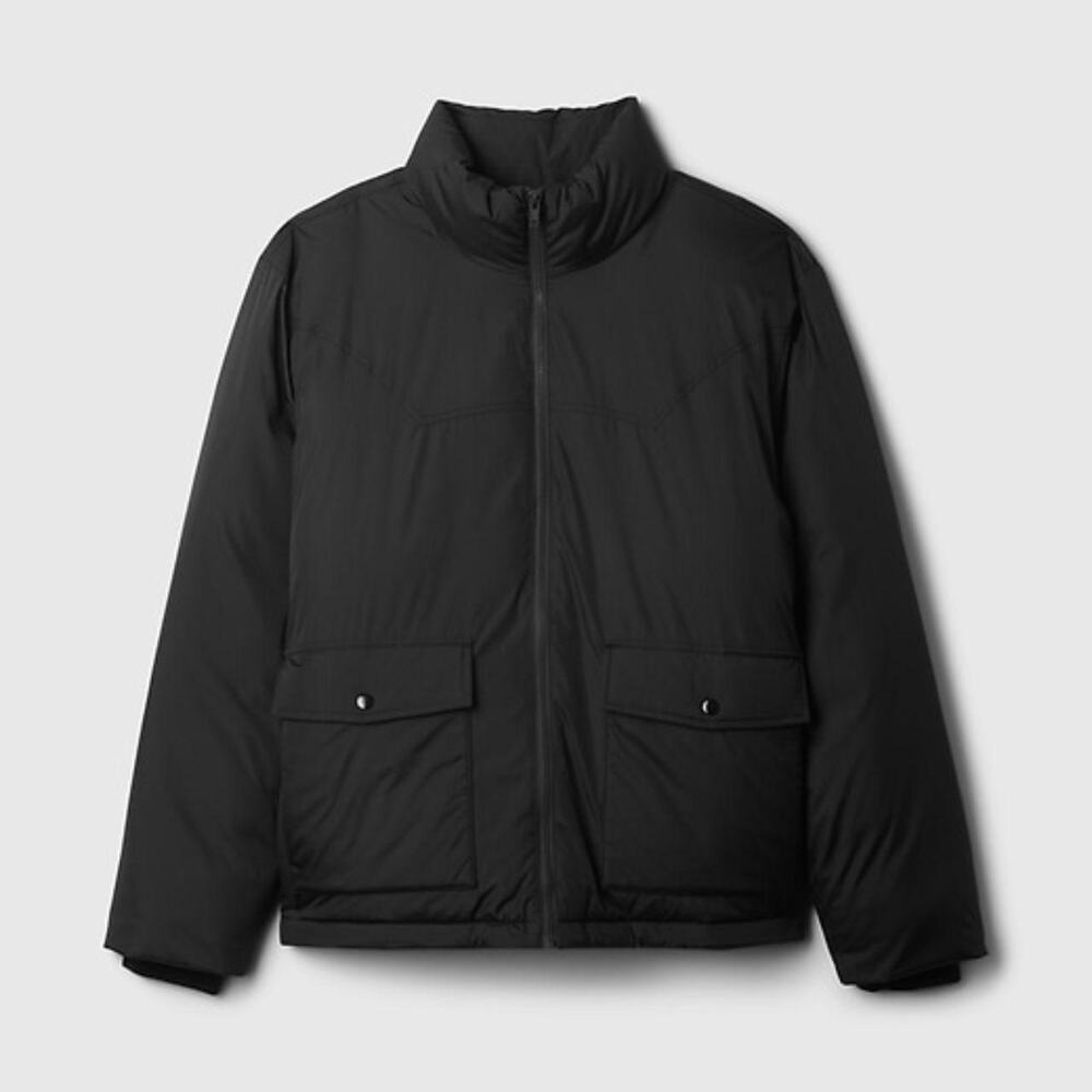 Gap recycled primaloft puffer jacket